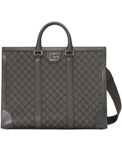 Gucci Ophidia Large Bag - Grey