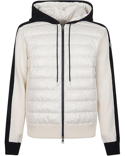 Moncler Cardigan With Logo - Multicolor