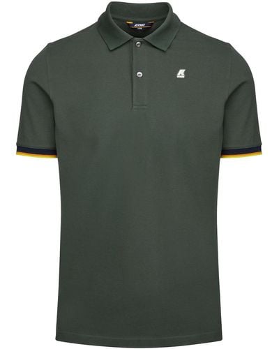 K-Way Polo Shirt With Logo - Green