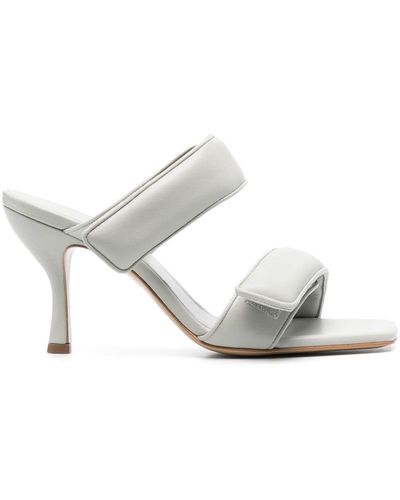GIA COUTURE Perni Leather Sandals - White