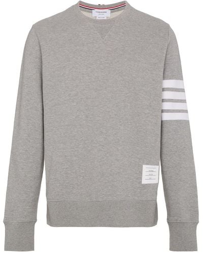 Thom Browne Classic 4-bar Sweatshirt - Gray