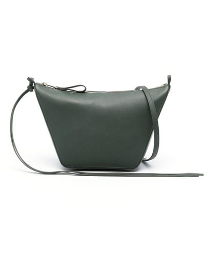 Loewe Mini Hammock Hobo Leather Shoulder Bag - Gray