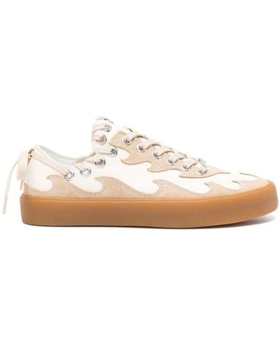 Bluemarble Kellys Suede Trainers - White