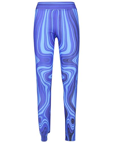 Sinead Gorey Digitally Print Lycra leggings - Blue