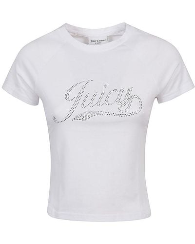 Juicy Couture Logo Cotton T-shirt - White