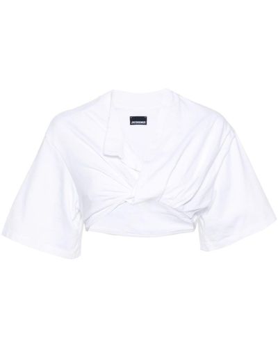 Jacquemus Le Bahia Court T-shirt - White