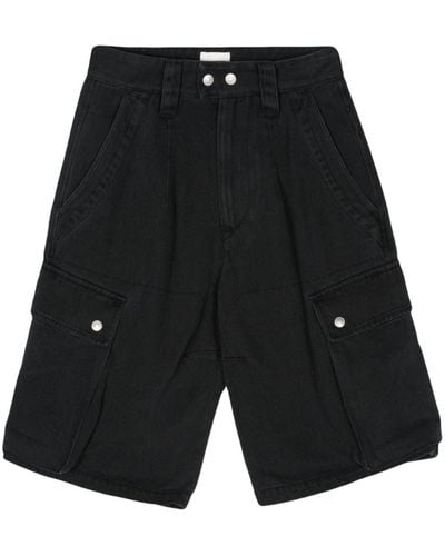 Isabel Marant Cargo Bermuda Shorts - Black