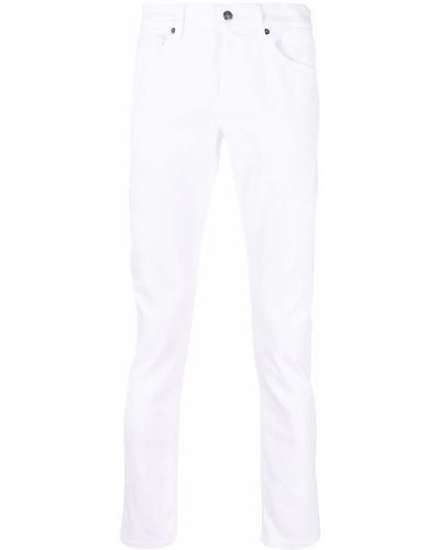 Dondup Cropped Slim-cut Jeans - White