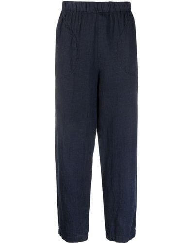 Barena Elasticated-waistband Straight-leg Pants - Blue
