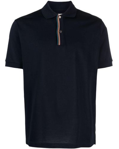 Paul Smith Cotton Polo Shirt - Blue