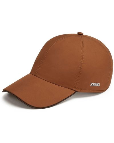 Zegna Logo-plaque Baseball Cap - Brown