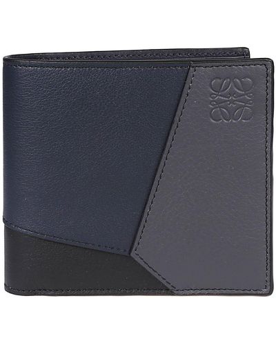 Loewe Wallet With Logo - Blue