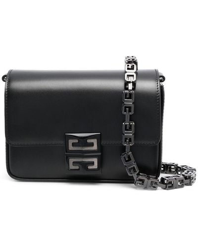 Givenchy 4g Small Leather Crossbody Bag - Black