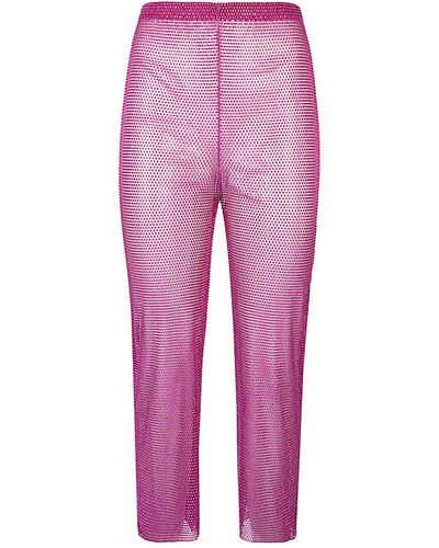 Santa Brands Cropped Trousers - Pink