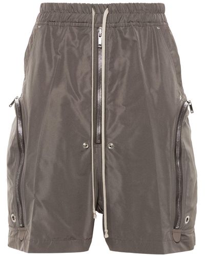Rick Owens Bahaus Bermuda Cargo Shorts - Grey