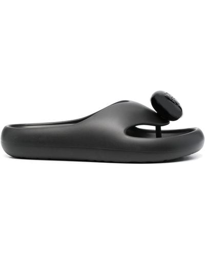 Loewe Bubble Thong Sandals - Black