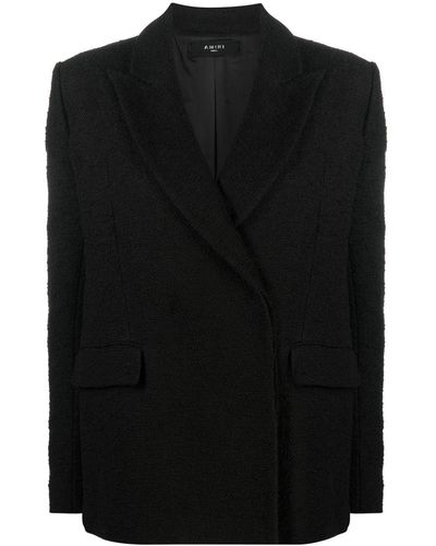 Amiri Single-breasted Button-fastening Jacket - Black