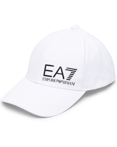 EA7 Hats White