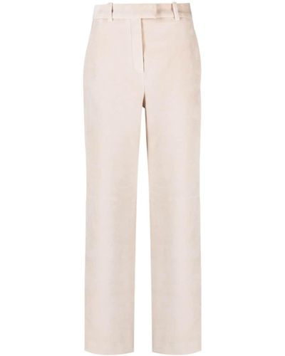 Circolo 1901 Straight-leg Cotton Trousers - Natural
