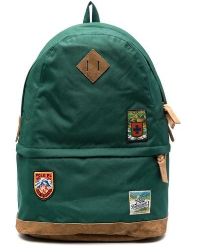 Polo Ralph Lauren Ranger Logo-patch Backpack - Green