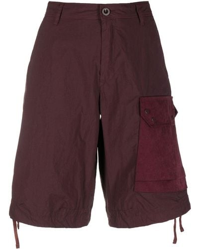C.P. Company Bermuda Shorts In Cotton - Purple