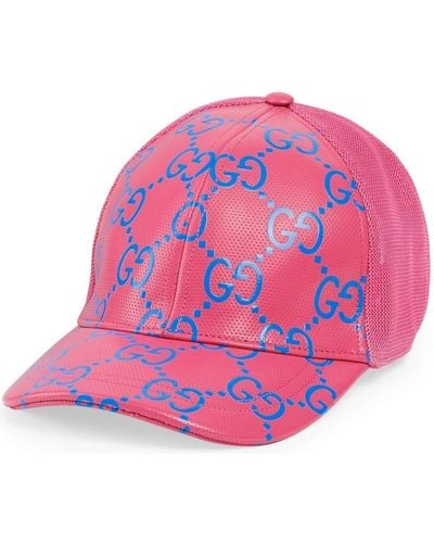 Gucci GG Monogram-print Trucker Cap - Pink