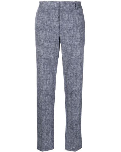 Circolo 1901 Straight-leg Cotton Trousers - Blue