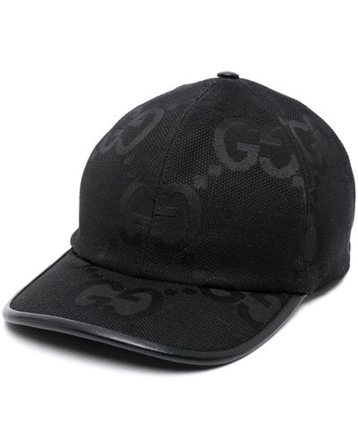 Gucci Jumbo GG Baseball Hat - Black