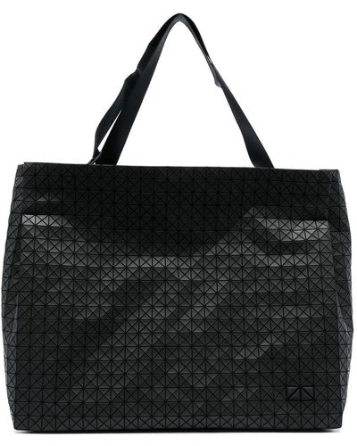 Issey Miyake Shoulder Bag In Cotton - Black