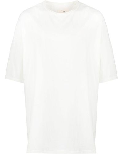 Y-3 T-shirt con logo - Bianco