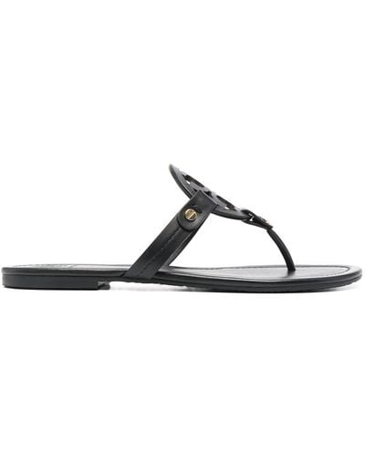 Tory Burch SANDALO MILLER SOFT IN PELLE - Nero