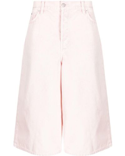 Dries Van Noten Cotton Shorts - Pink