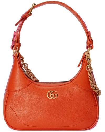 Gucci Small Aphrodite Shoulder Bag - Orange