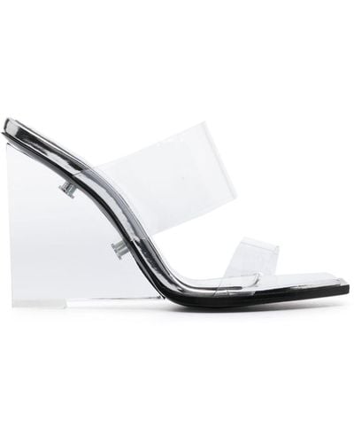 Alexander McQueen Leather Sandals - White