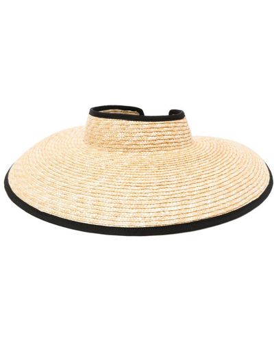 Borsalino Sunny Straw Visor Hat - Natural