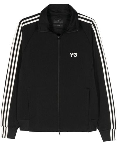 Y-3 3-Stripes Logo Zipped Jacket - Black