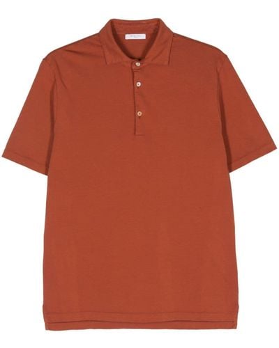 Boglioli Cotton Polo Shirt - Orange