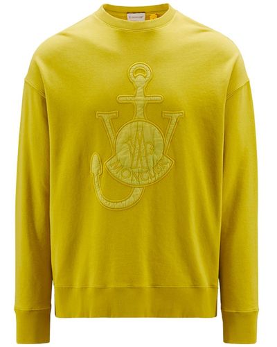 Moncler Logo Sweatshirt - Yellow