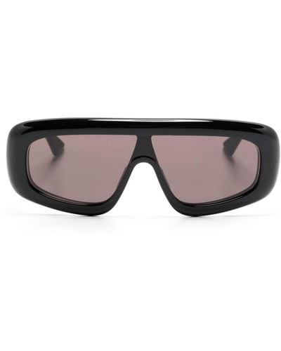 Bottega Veneta Bombe Shield Sunglasses - Multicolour