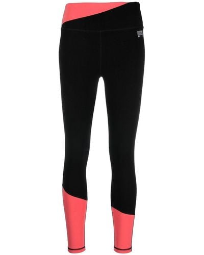 DKNY Colorblock Logo High Waist leggings - Black