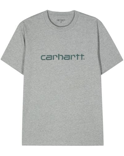 Carhartt Logo-print Cotton T-shirt - Grey