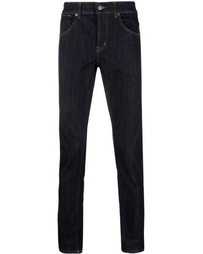 Dondup Travis Mid-rise Slim-fit Jeans - Blue