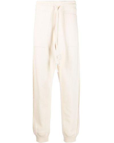 Off-White c/o Virgil Abloh Diag-stripe Knitted Track Trousers - White