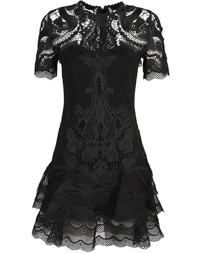 Jonathan Simkhai Paislee Crepe Mini Dress - Black