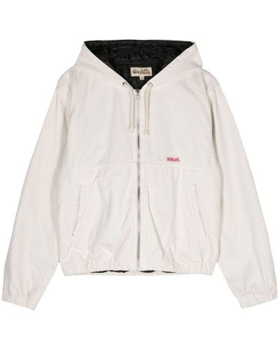 Stussy Cotton Hooded Jacket - Natural