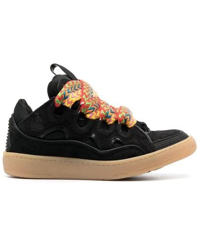 Lanvin Sneakers Leather Curb Skate - Black