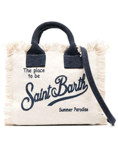 MC2 Saint Barth Kids logo-print Beach Bag - Farfetch
