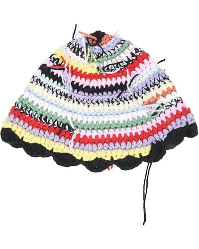 CAVIA Hand Made Crochet Bucket Hat - Multicolor