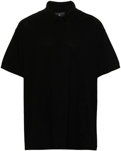 Y-3 Y-3 Y-3 Short Sleeve Polo Shirt - Black
