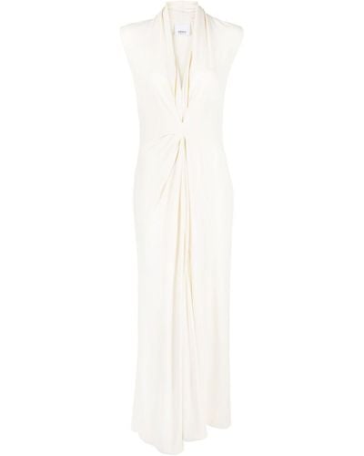 Erika Cavallini Semi Couture Split Long Dress - White